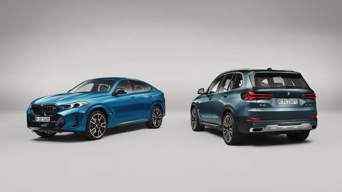 BMW X5 a X6 mají po modernizaci větší výkon a jiný vzhled zvenčí i uvnitř